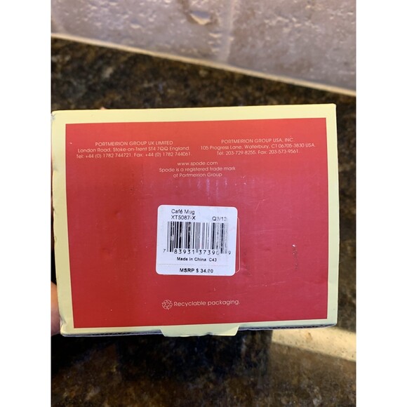 Spode “The Story of Spode Christmas Tree” Coffee Tea Mug - NIB - Picture 6 of 7